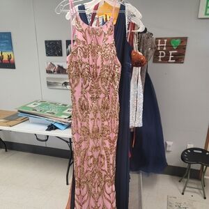 Formal Dress Pink size Large